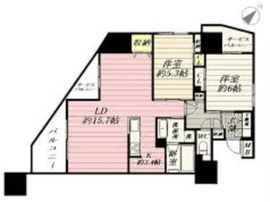 ジオ・イニシア田端 8階 間取り図