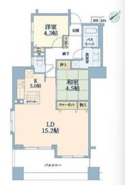グランベルセントローレンスタワー 7階 間取り図
