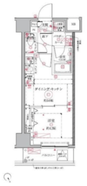 クレイシア門前仲町ザ・レジデンス 6階 間取り図
