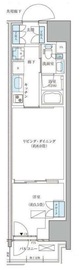 パークアクシス品川天王洲アイル 1202 間取り図