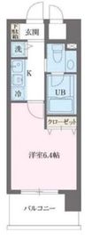 プライムアーバン早稲田 502 間取り図