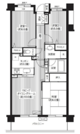 KS桜川 5階 間取り図