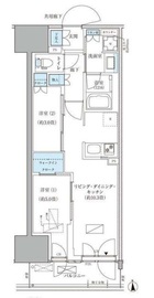 パークアクシス品川天王洲アイル 1209 間取り図