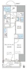 パークアクシス品川天王洲アイル 1210 間取り図