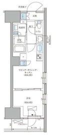 パークアクシス品川天王洲アイル 1405 間取り図