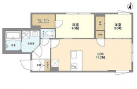 ウェルスクエア方南町Ⅱ 403 間取り図