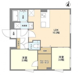 ウェルスクエア方南町Ⅱ 404 間取り図
