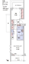 ジェイパーク芝浦ベイサイドスクエア 210 間取り図