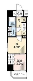 メイクスアート川崎Ⅳ 2階 間取り図