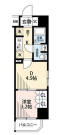メイクスアート川崎Ⅳ 2階 間取り図