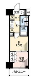 メイクスアート川崎Ⅳ 2階 間取り図