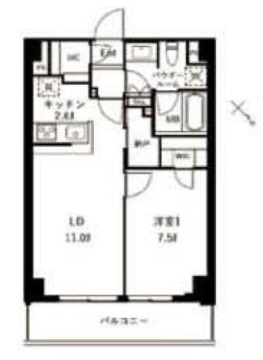 ザ・ケンジントン・レジデンスときわ台 522 間取り図