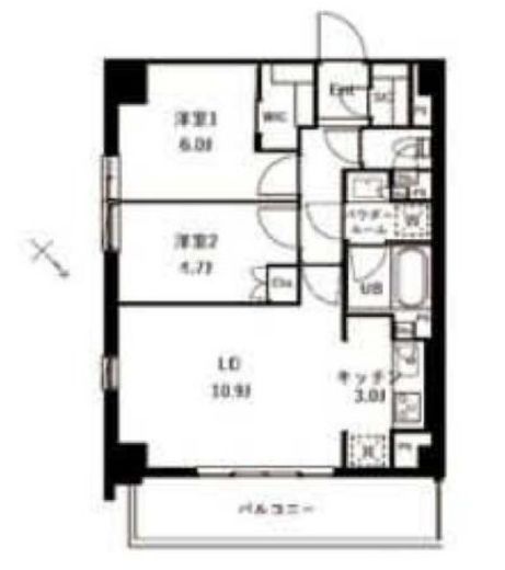 ザ・ケンジントン・レジデンスときわ台 342 間取り図
