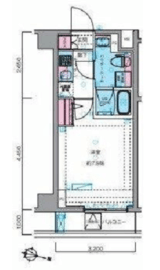 GENOVIA横浜鶴見市場skygarden 2階 間取り図