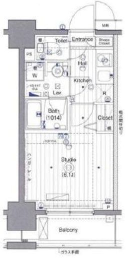 ガーラ・プレシャス川崎 7階 間取り図