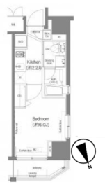 プラウドフラット新大塚 301 間取り図