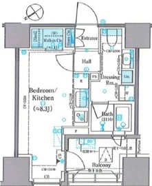パークホームズ浜松町 5階 間取り図