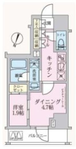 ARKMARK方南町sta. (アークマーク方南町sta.) 502 間取り図