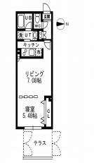 プライムアーバン学芸大学 306 間取り図