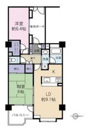 ライオンズガーデン笹塚 3階 間取り図