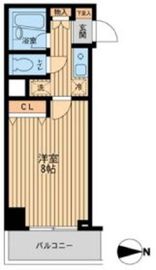 ドゥーエ西大島 410 間取り図