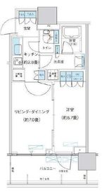 パークシティ柏の葉キャンパス ザ・ゲートタワー ウエスト 701 間取り図