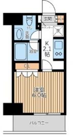 City Lux Tobe 409 間取り図