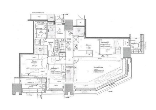 プラウドタワー渋谷 17階 間取り図