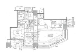 プラウドタワー渋谷 17階 間取り図
