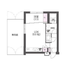 Aulii Nakameguro (アウリィ中目黒) 101 間取り図