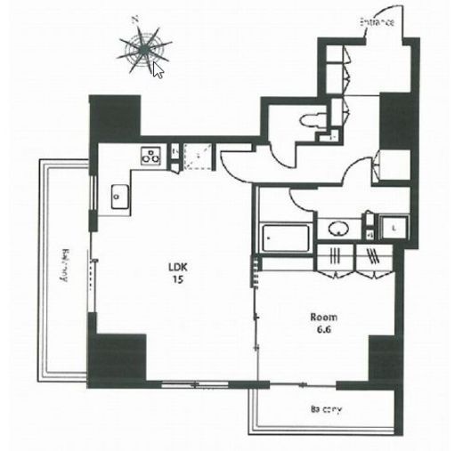 ステイシス町屋 1103 間取り図