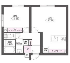 Aulii Nakameguro (アウリィ中目黒) 301 間取り図