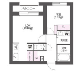 Aulii Nakameguro (アウリィ中目黒) 302 間取り図