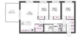 Aulii Nakameguro (アウリィ中目黒) 401 間取り図