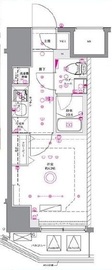 AZEST関内 7階 間取り図