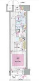エステムプラザ川崎 11階 間取り図