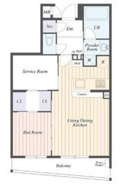 B CITY ART RESIDENCE KITAZAWA 1階 間取り図