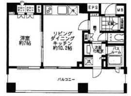 アトラス野毛山 3階 間取り図