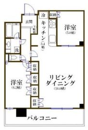 ブランズタワー南千住 (アクレスティ南千住) 19階 間取り図