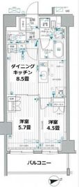 デュオステージ大山 3階 間取り図