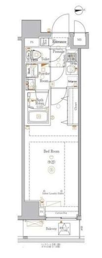 BPRレジデンス浅草 9階 間取り図