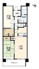セレーノ武蔵中原 4階 間取り図