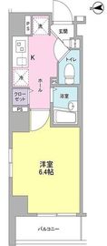 AYロッソ浅草橋 202 間取り図
