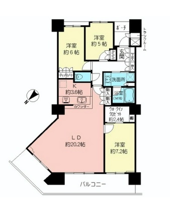 シティタワー品川 39階 間取り図