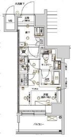 クレストタップ川崎Ⅱ 7階 間取り図