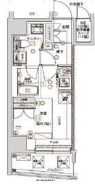 クレストタップ川崎Ⅱ 11階 間取り図