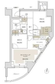 パークホームズ十条 8階 間取り図