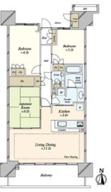 東京ソシオグランデ 8階 間取り図