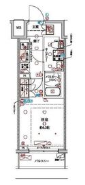 ラクラス横浜 1008 間取り図