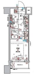 ラクラス横浜 206 間取り図